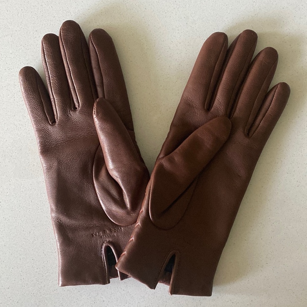 Rag and Bone | Dark Brown Slant Gloves | Like New |  Size M